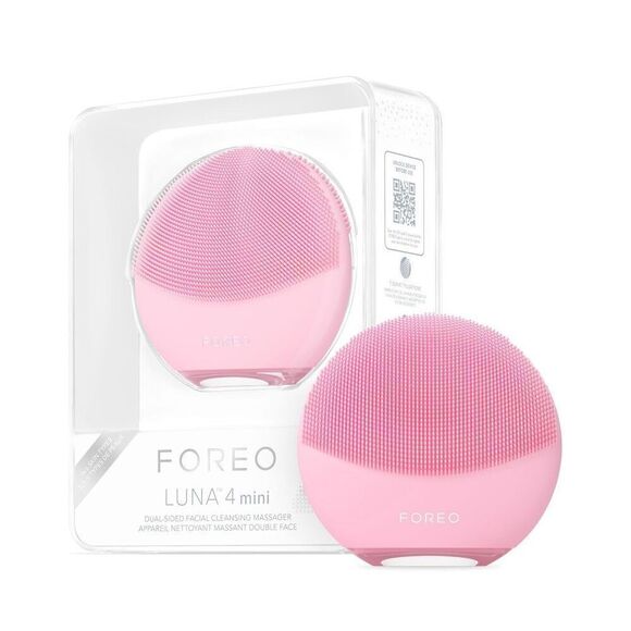 FOREO Luna 4 Mini Dual-sided Facial Cleansing Massage in Pink Pink - Picture 1 of 3